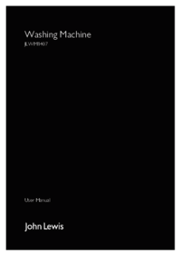 Para ver o documento John Lewis JLWM1407 Manual do Utilizador