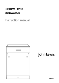 Para ver o documento John Lewis JLBIDW1200 Manual do Utilizador
